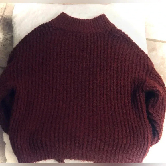 Chelsea & Violet Girls Knit Turtleneck Pullover Sweater Size XL color Plum - Picture 5 of 5
